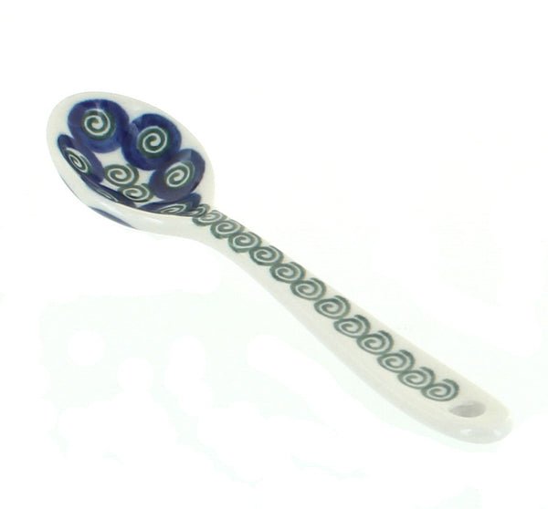 Peacock Swirl Sugar Spoon