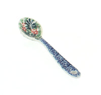 Polish Pottery Summer Blooms Sugar Spoon