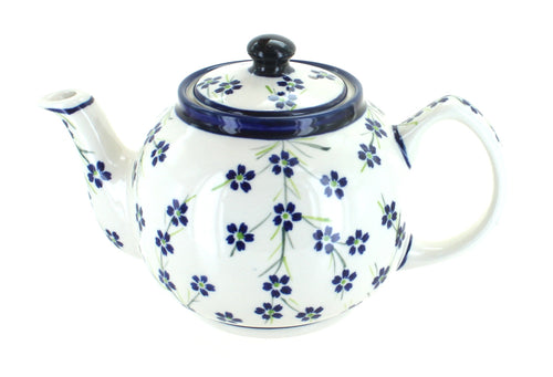 Polish Pottery Willow Medium Teapot