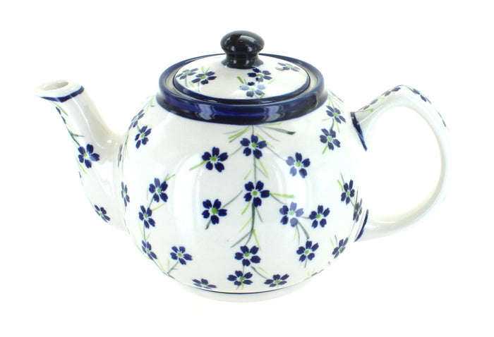 Polish Pottery Willow Medium Teapot