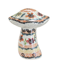 Polish Pottery Marigold Medium Mushroom