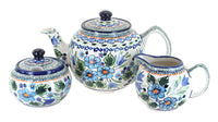 Polish Pottery Ballina Three Piece Tea Set