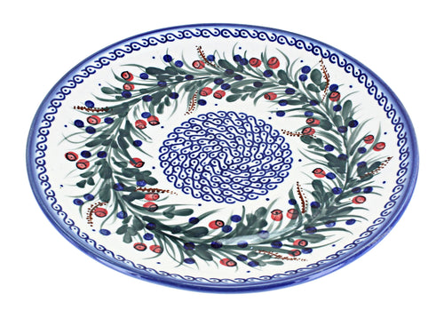 Polish Pottery Berry Dinner Plate