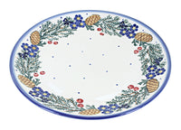 Polish Pottery Pinecone Dinner Plate