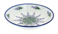 Polish Pottery Lavender Fields Large Salad Bowl