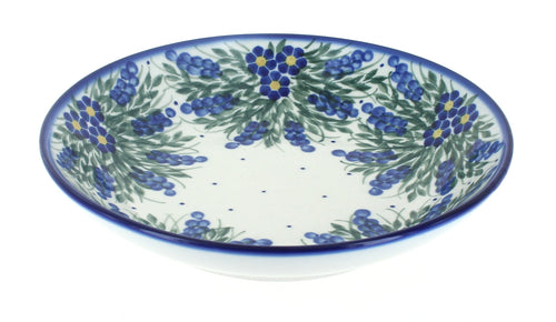 Polish Pottery Hyacinth Large Salad Bowl