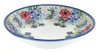 Polish Pottery Summer Garden Large Salad Bowl