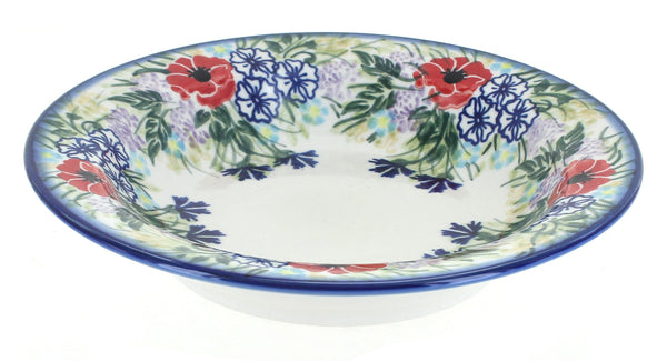Summer Garden Soup Plate with Rim