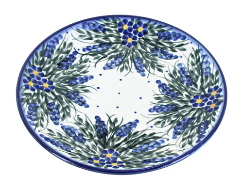 Polish Pottery Hyacinth Dessert Plate