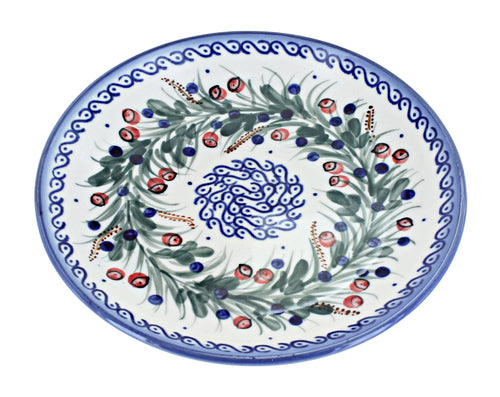 Polish Pottery Berry Dessert Plate