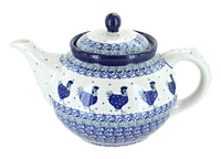 Polish Pottery Barnyard Rooster Medium Teapot