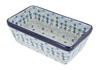 Polish Pottery Celeste Loaf Baker
