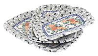 Polish Pottery Trick or Treat 3 Piece Rectangular Serving Set