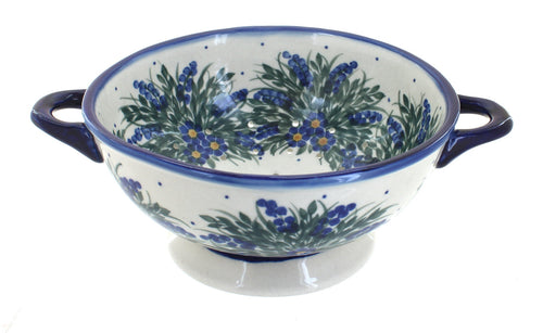Polish Pottery Hyacinth Colander