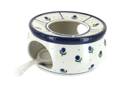 Polish Pottery Blueberry Teapot Warmer