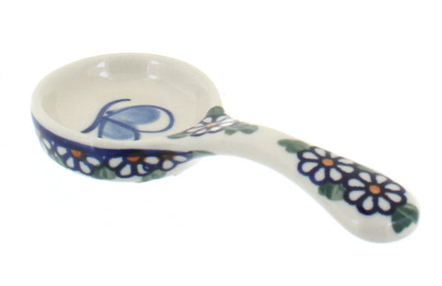 Polish Pottery Garden Butterfly Candle Holder
