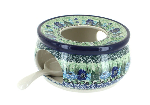 Polish Pottery Sapphire Fields Teapot Warmer