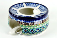 Mardi Gras Teapot Warmer Polish Pottery