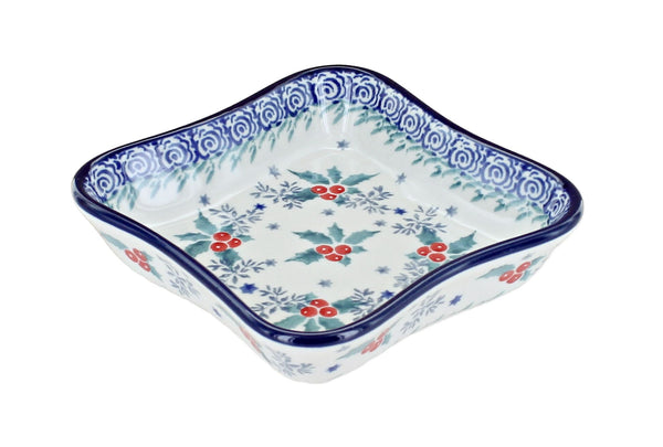 December Joy Small Square Dish