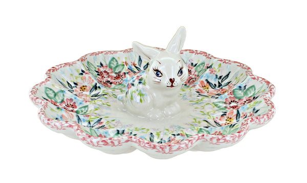 Fairy Meadow Bunny Egg Plate