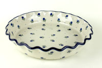 Blueberry Pie Plate Polish Pottery