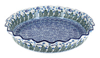 Polish Pottery Evergreen Magic Pie Plate