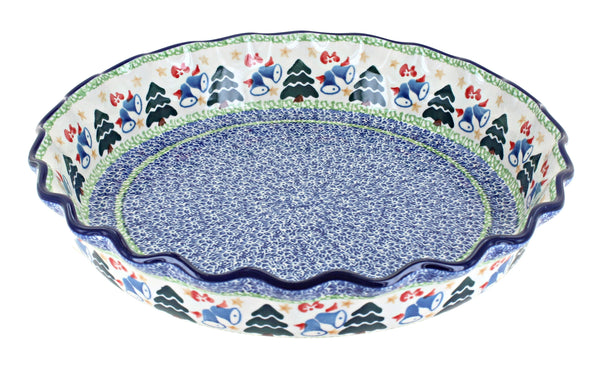 Winter Bells Pie Plate
