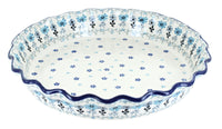 Polish Pottery Celeste Pie Plate