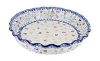 Polish Pottery Autumn Grove Pie Plate