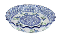 Polish Pottery Mockingbird Pie Plate