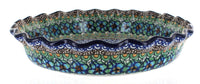 Mardi Gras Pie Plate Polish Pottery