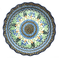 Lily of the Valley Pie Plate Polish Pottery