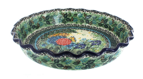 Polish Pottery Teresa Pie Plate