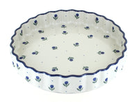 Polish Pottery Blueberry Torte Dish
