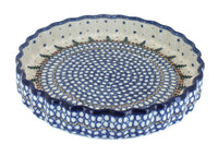 Polish Pottery Rustic Pines Torte Plate
