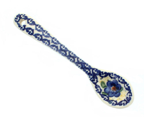 Polish Pottery Daisy Surprise Sugar Spoon