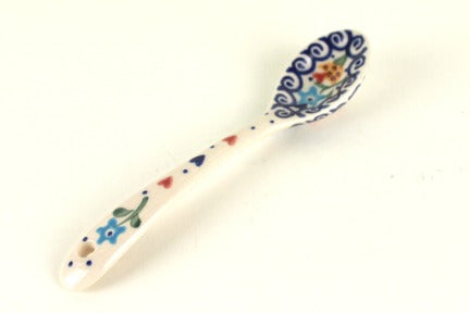 Butterfly Sugar Spoon Polish Pottery