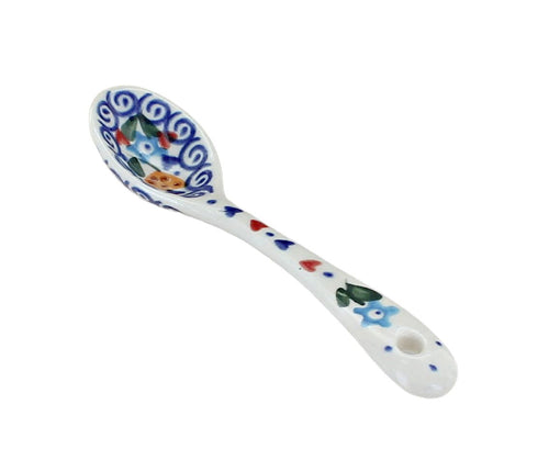 Polish Pottery Butterfly Sugar Spoon
