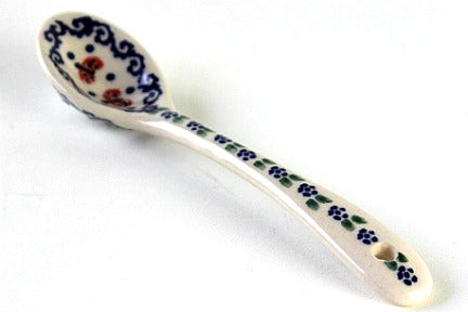 Garden Tulip Sugar Spoon Polish Pottery