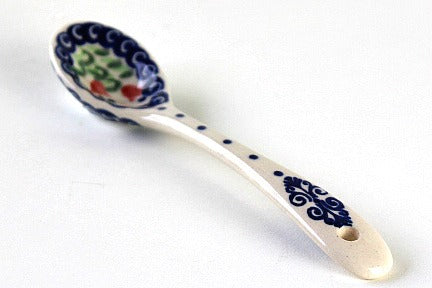 Autumn Burst Sugar Spoon Polish Pottery