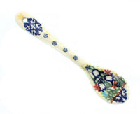 Polish Pottery Garden of Eden Sugar Spoon
