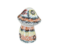 Polish Pottery Marigold Mini Mushroom