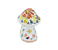 Polish Pottery Fall Forest Mini Mushroom