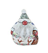 Polish Pottery Christmas Joy Small Santa Figurine