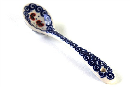 Ladybug Sugar Spoon Polish Pottery