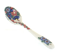 Polish Pottery Garden Butterfly Soup Spoon