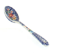 Polish Pottery Butterfly Soup Spoon