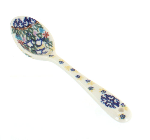 Polish Pottery Garden of Eden Soup Spoon
