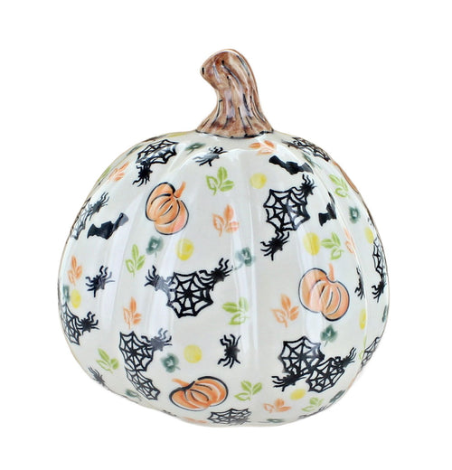 Hallow's Eve Pumpkin Luminary Polish Pottery