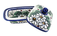 Ladybug Butter Tub Polish Pottery